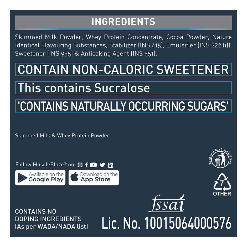 MuscleBlaze Beginner's Whey Protein Powder (Chocolate)