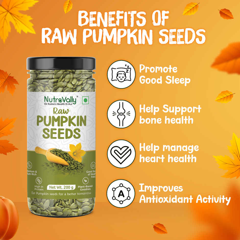 NutroVally Premium Pumpkin Seeds High Protein Superfood