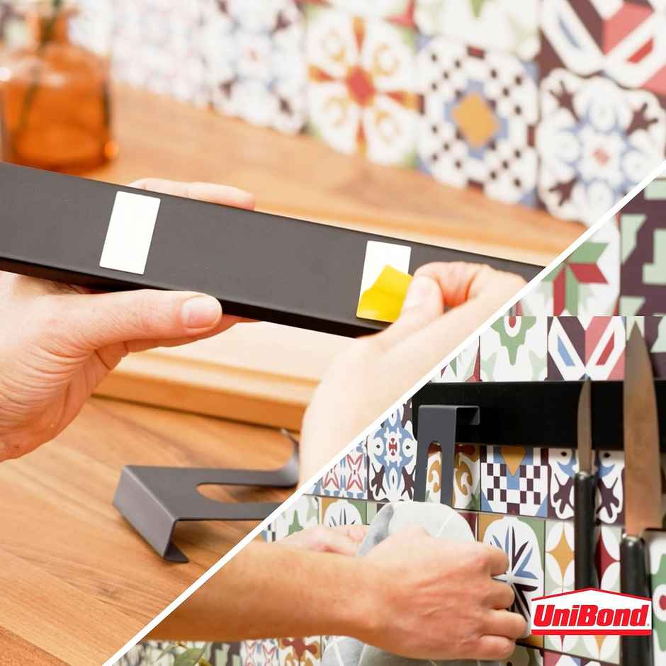 Unibond No More Nails Tape 20 mm x 40 mm | Removable | Double Sided | Ideal For Frames | 10 Strips