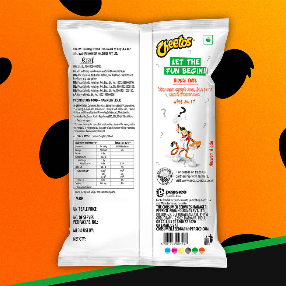 Cheetos Masala Balls, Crispy Chips & Snacks 84 g Combo