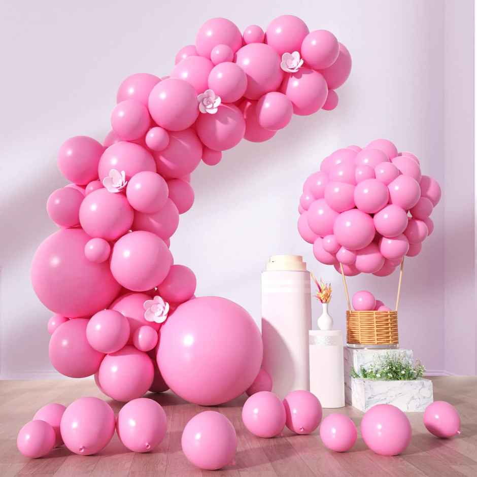 Party Propz Metallic Balloons |Light Pink