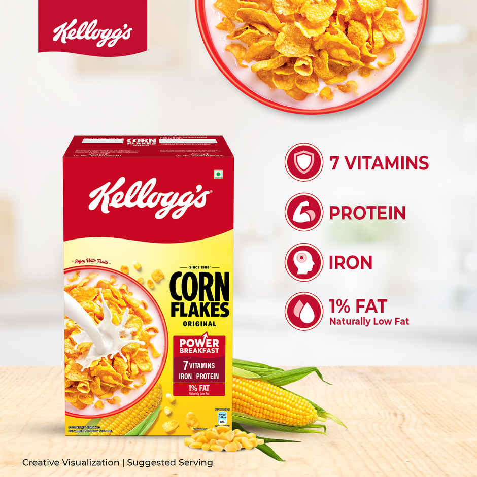 Kellogg's Corn Flakes Original | Power Breakfast | 7 Vitamins