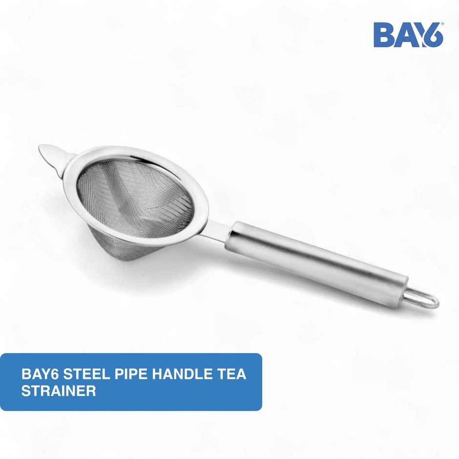 BAY6 Steel Pipe Handle Tea Strainer