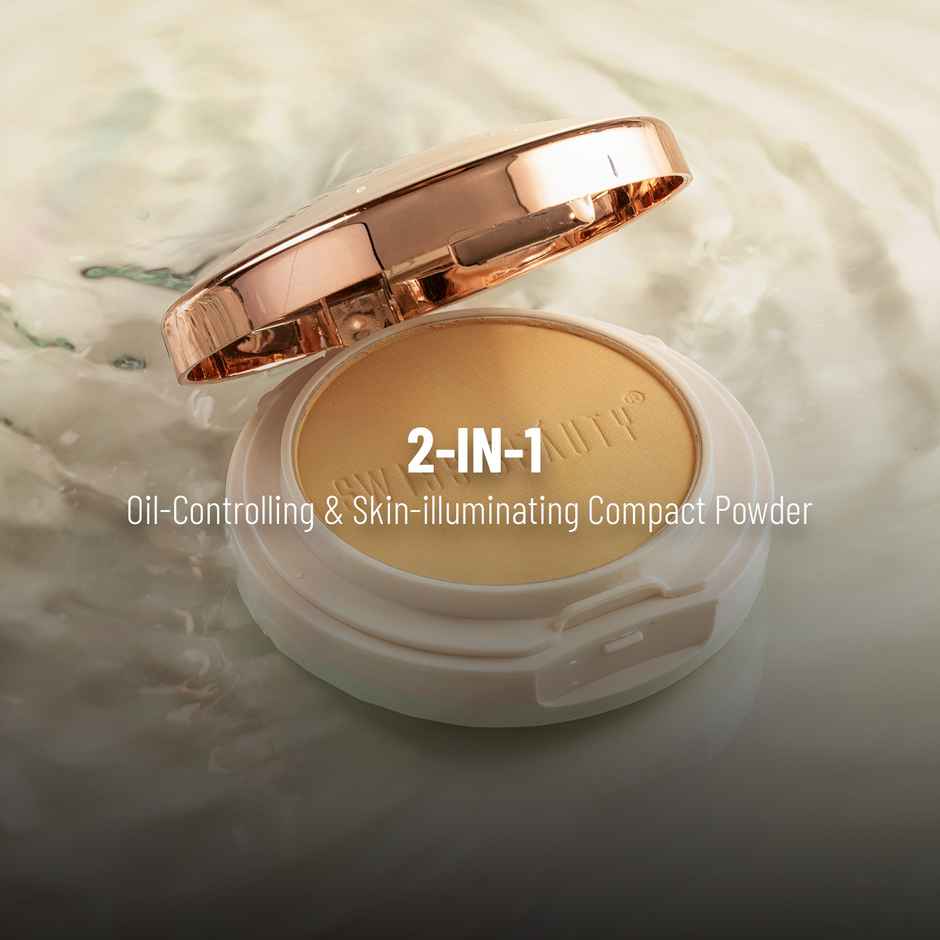 Swiss Beauty Oil Control Compact Powder - 01 Pearly Ivory