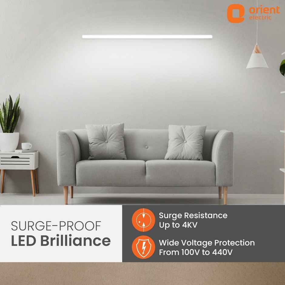 Orient Electric 36W Grace Delite Mushroom LED Batten|6500K|Cool White
