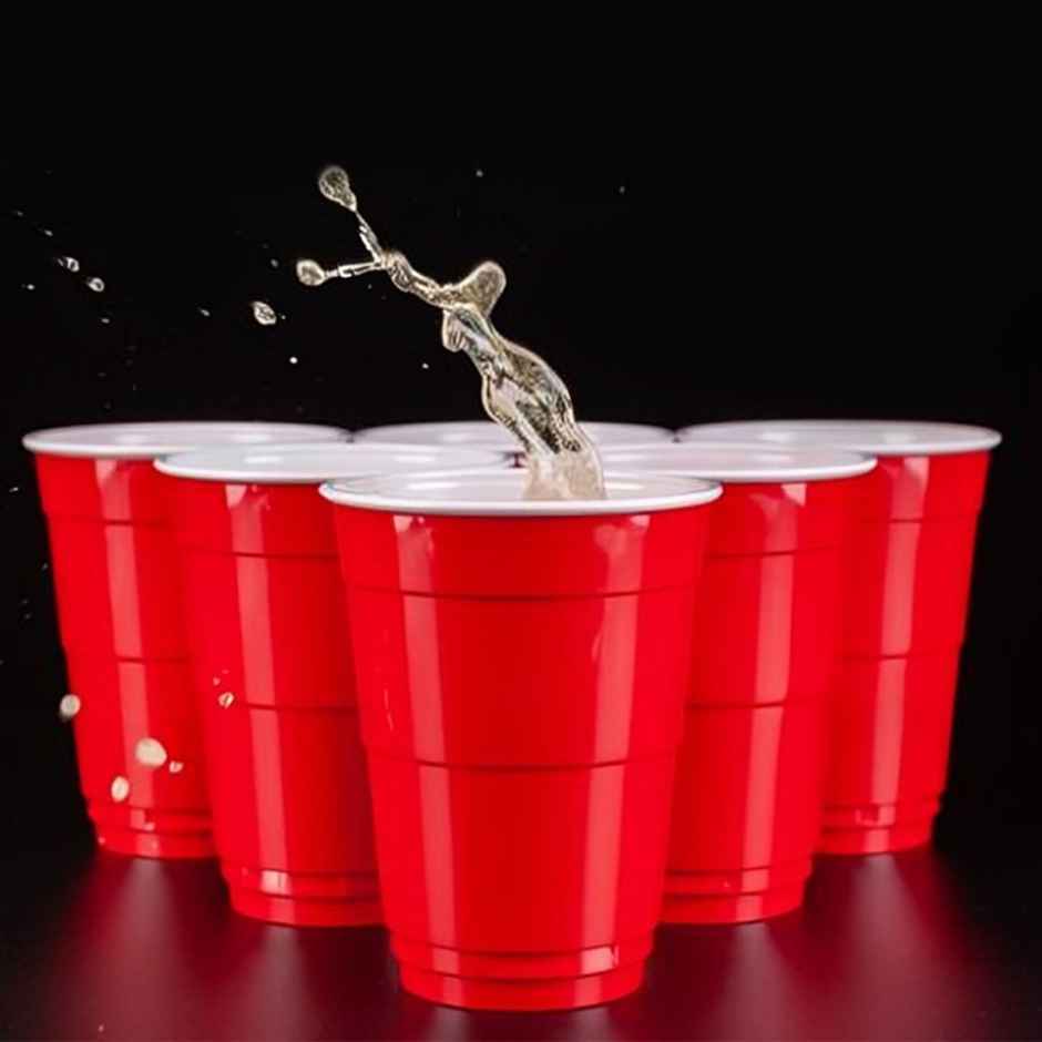 Ezee Beer Pong Party Drinking Glasses | 500 ml
