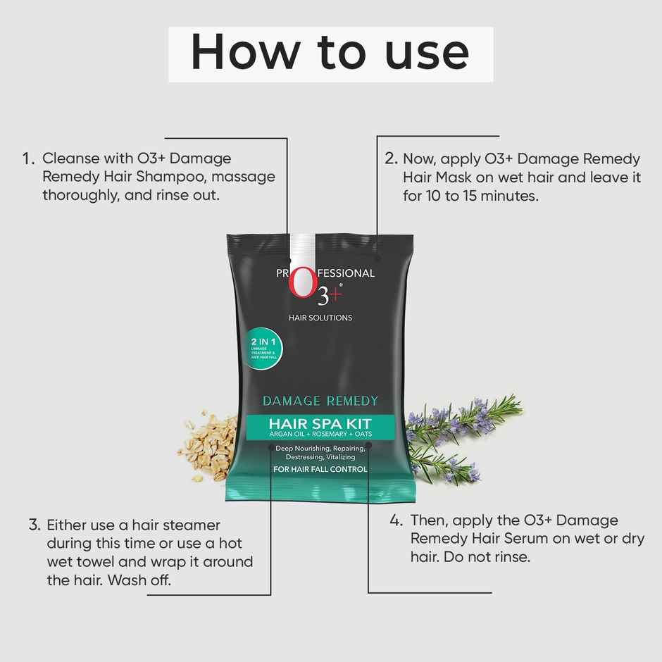 O3+ Damage Remedy Hair Spa Kit