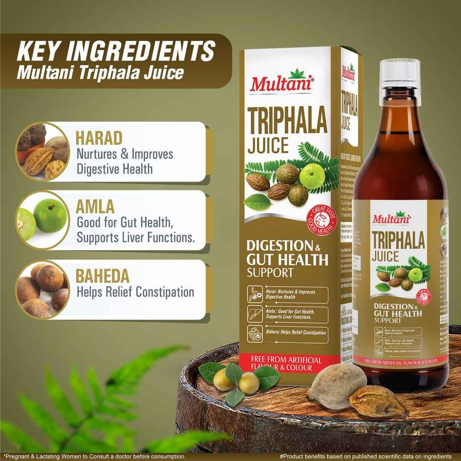 Multani Triphala Juice | Supports Digestion & Gut Health