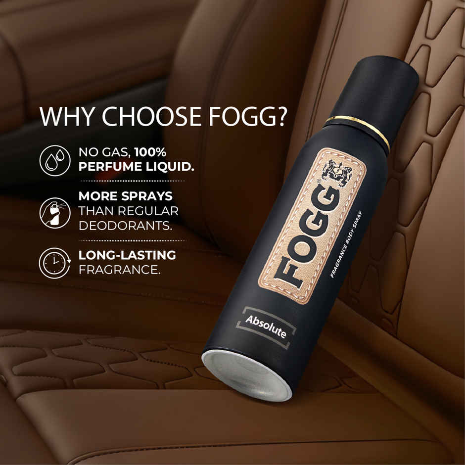 Fogg Fantastic Absolute No Gas Long Lasting Perfume Deodorant Spray for Men and Women