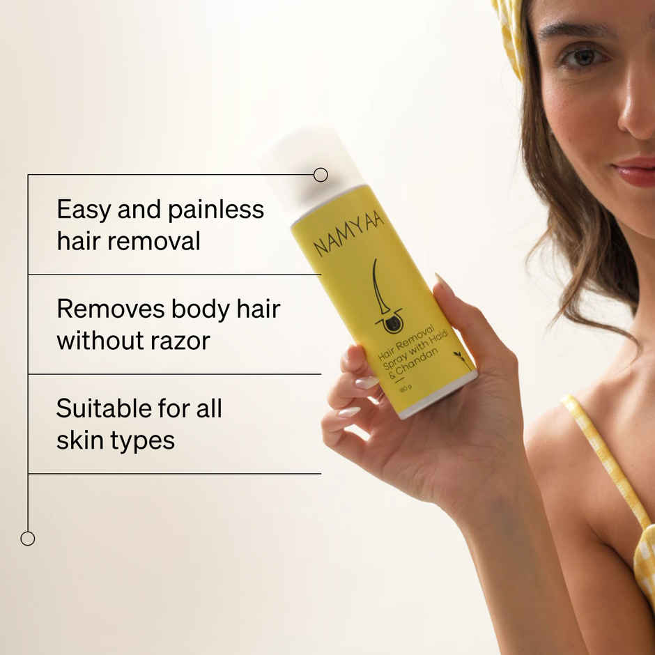 Namyaa Haldi Chandan Hair Removal Cream Spray