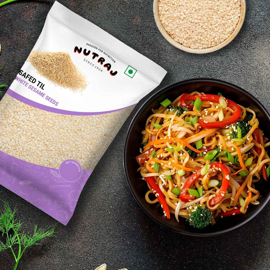 Nutraj Classic Safed Til (White Sesame Seeds Natural) Combo   