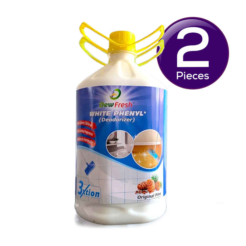 Dew Fresh WHite Phenyl Floor Cleaner Combo