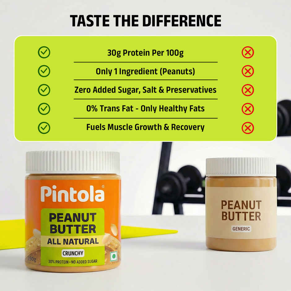 Pintola All Natural Peanut Butter - Crunchy