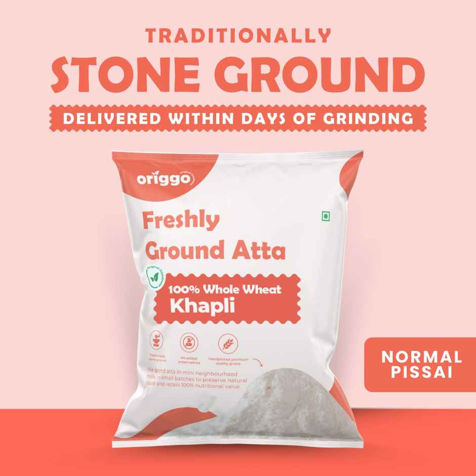 Origgo Khapli Stone Ground Atta-Normal Pissai