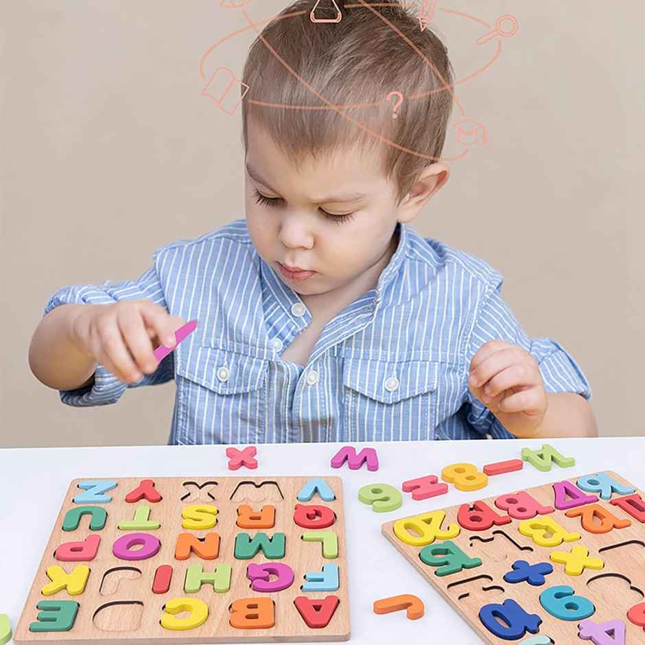 Kidara Learn and Play 3-In-1 Puzzle | Gift For Kids 2+ | Fun Learning-Problem-Solving and More