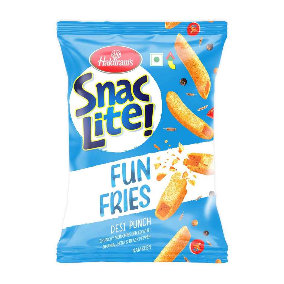 Haldiram Snac Lite! Fun Fries - Desi Punch Combo