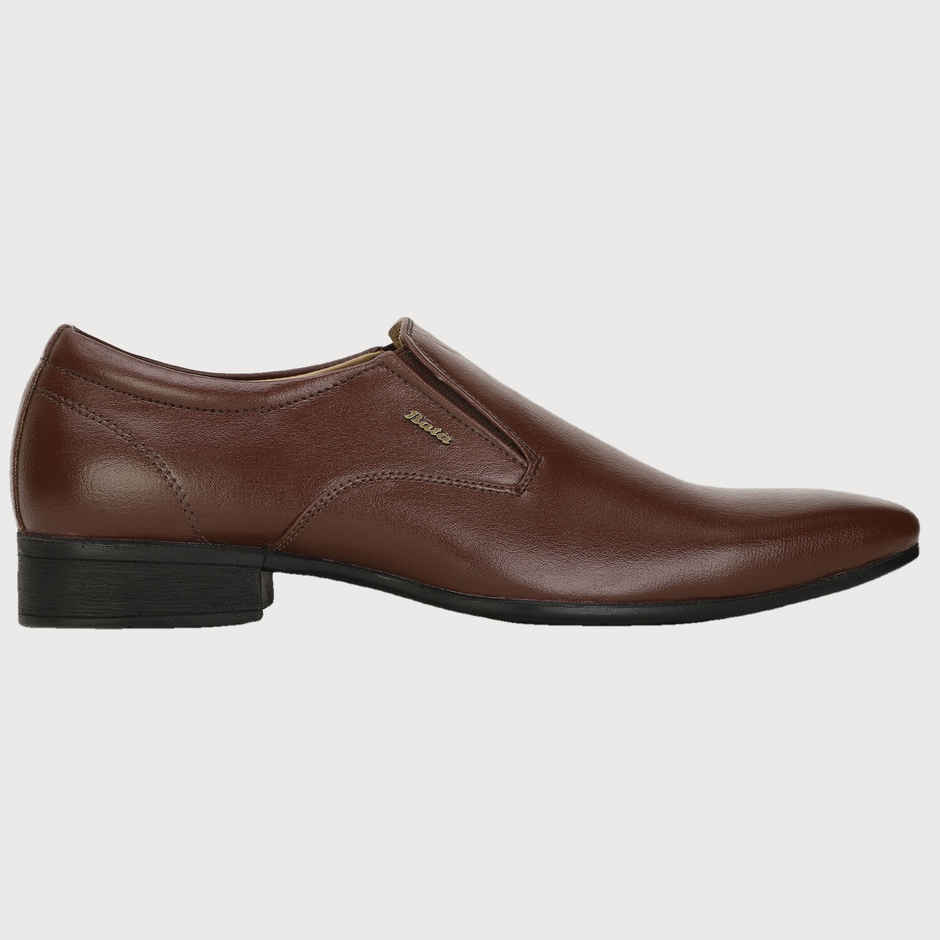 Bata Formal Slip-On Shoes For Men | Brown UK 9