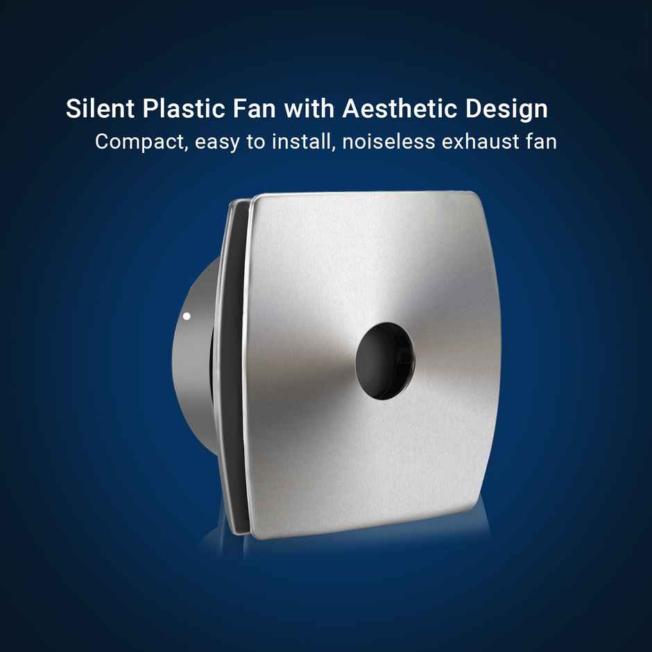 RR Signature Vento Air Exhaust Fan,150mm, Bird Guard, Anti-Rust Blades, Robust Body, Metal Finish