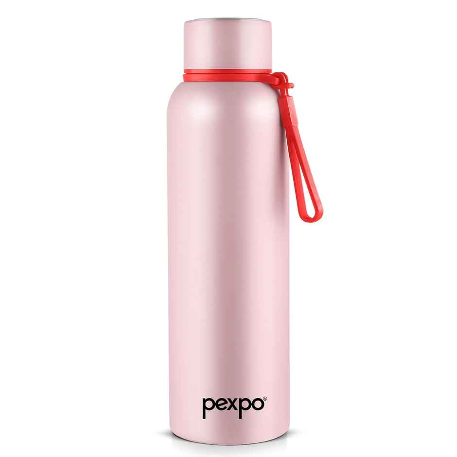 Pexpo Bravo Hot & Cold Isi Certified Flask | 1 L | Baby Pink