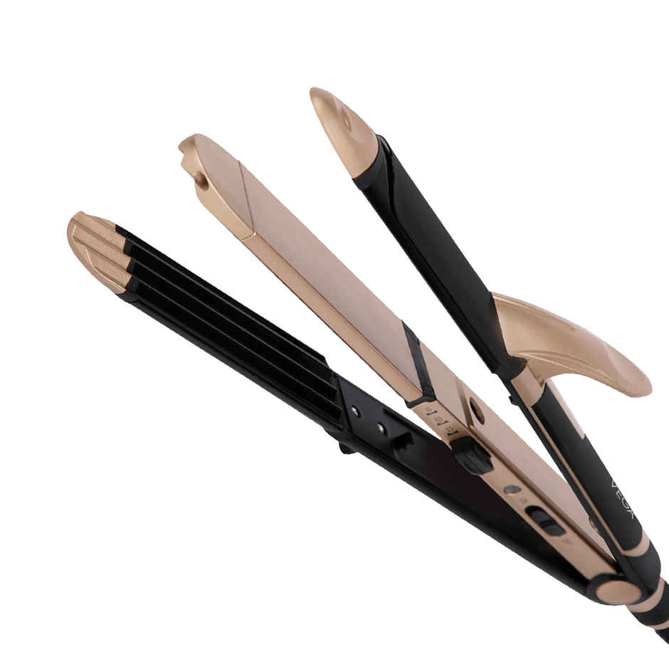 Vega 3 in 1 Hair Styler Straightener, Curler and Crimper for Women, Multi Hair Styler (VHSCC-01)
