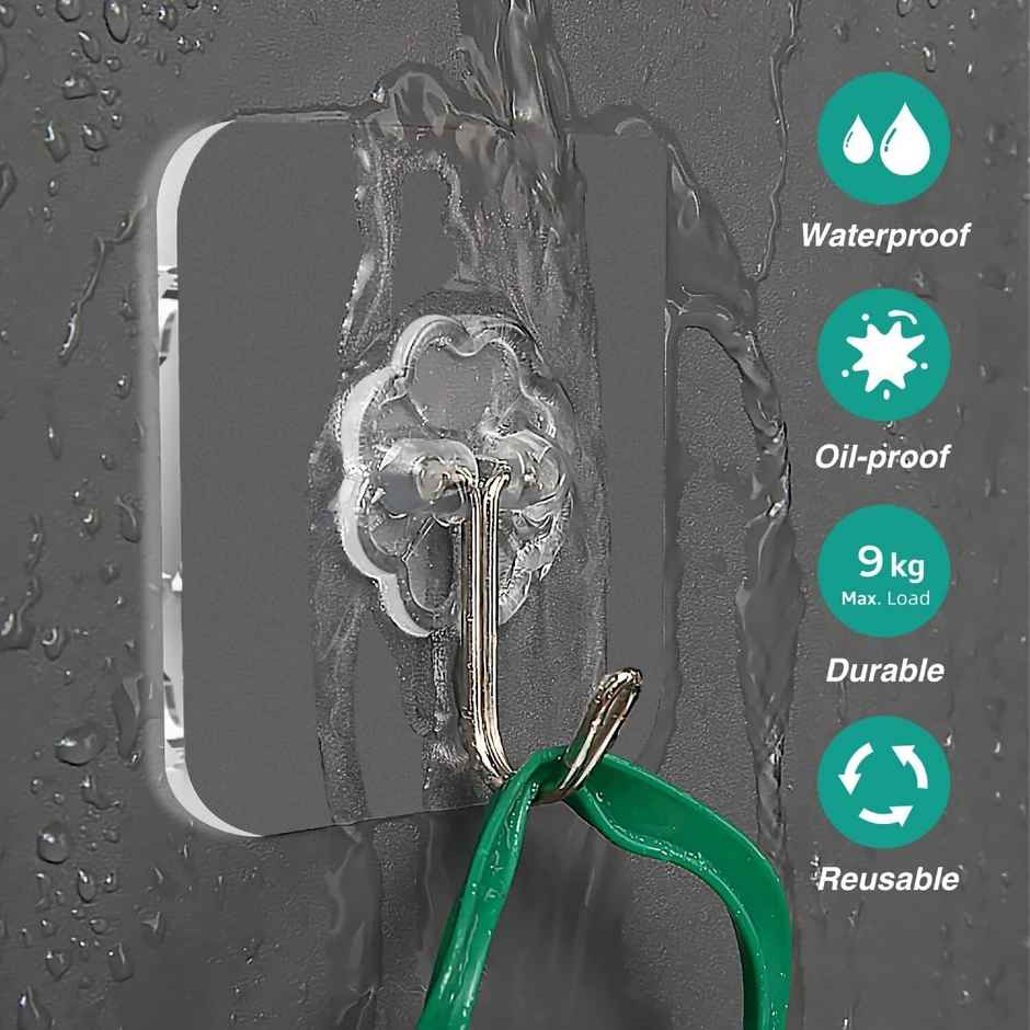 Daluci Strong Adhesive Hook For Home-Office and Kitchen Use