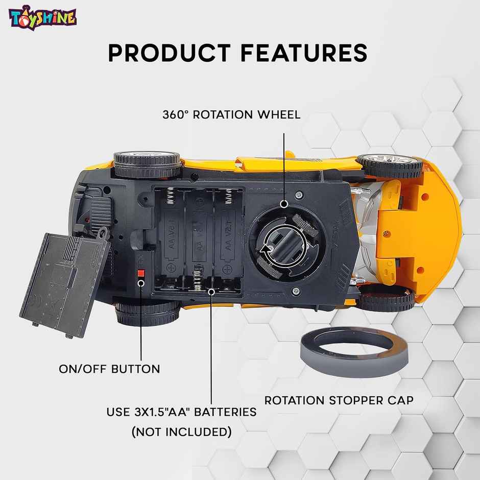 Toyshine 2-In-1 Auto Transforming Auto Robots Action Vehicle Toy