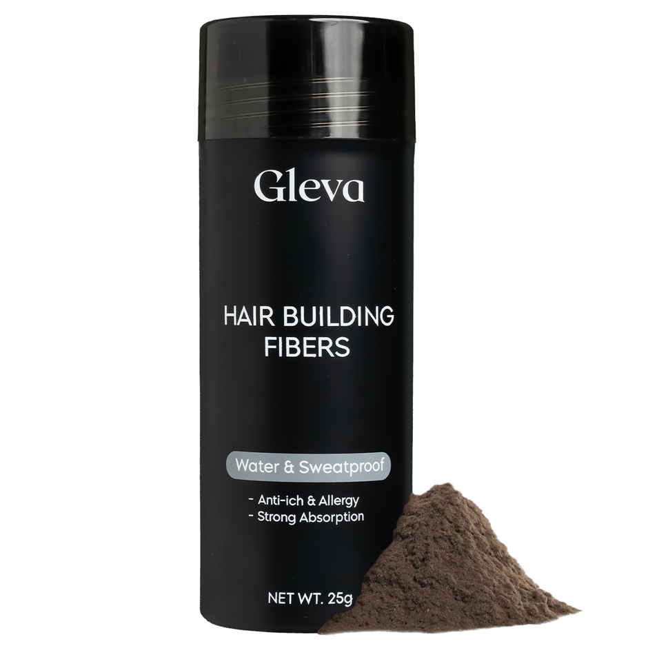 Gleva Building Hair Fibers Powder | Dark Brown