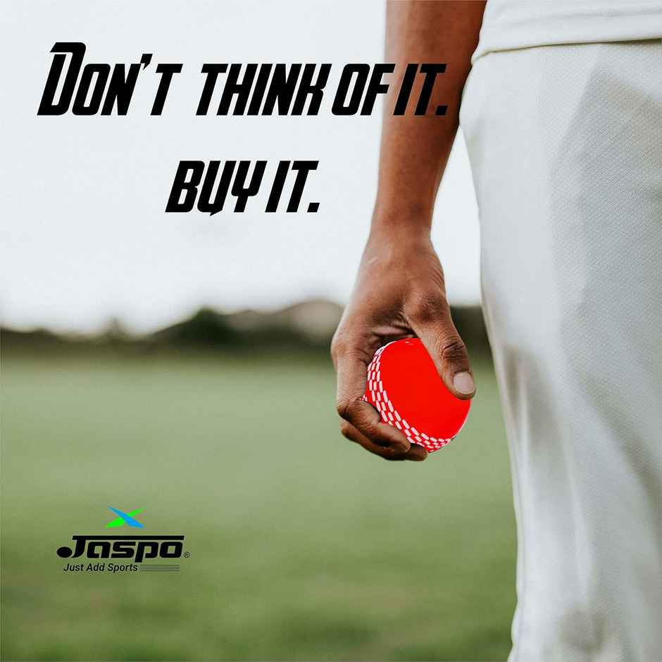 Jaspo Synthetic Rubber T-20 Plus Practice Cricket Ball/Wind Ball | Red