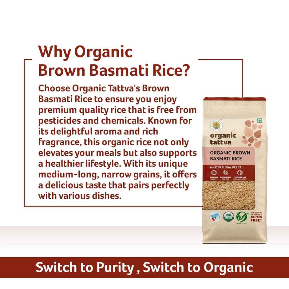 Organic Tattva Brown Basmati Rice