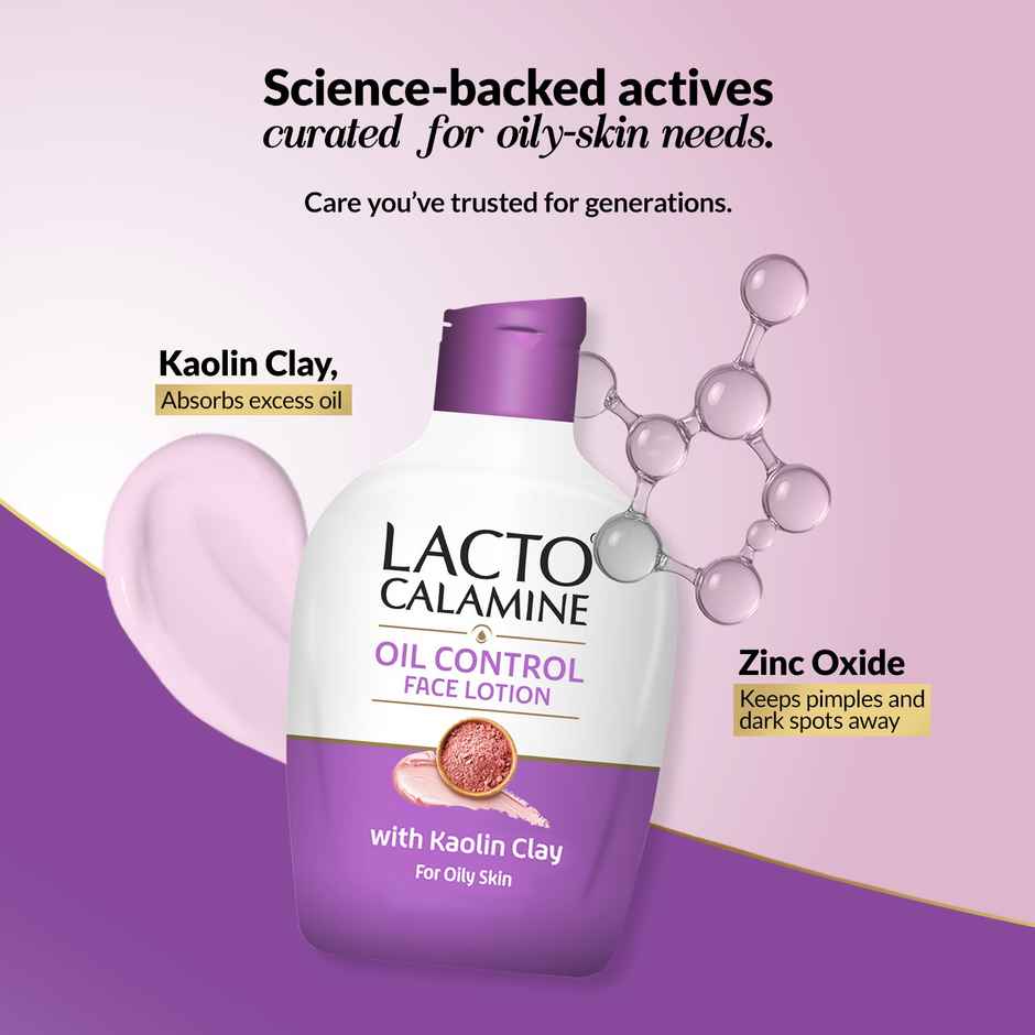 Lacto Calamine Face Lotion For Oil Balance - Oily Skin