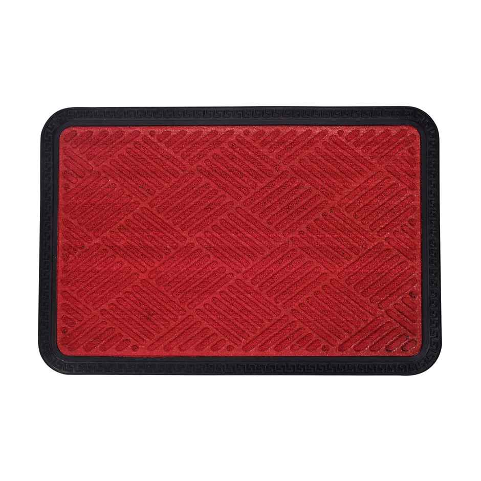 Status Pp Rubber Border Mat 38 Cm x 58 Cm - Red