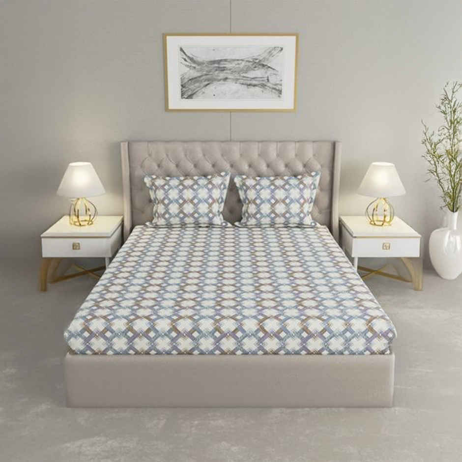 Raymond Home Hazel|014471|BF01|Double Bedsheet
