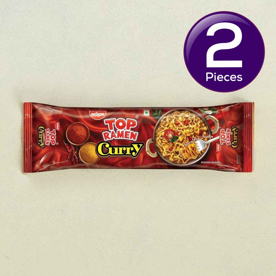 Top Ramen Curry Veg Instant Noodles Combo