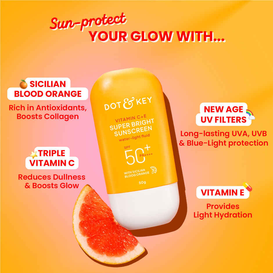 Dot & Key Vitamin C + E Super Bright Sunscreen SPF 50 Combo