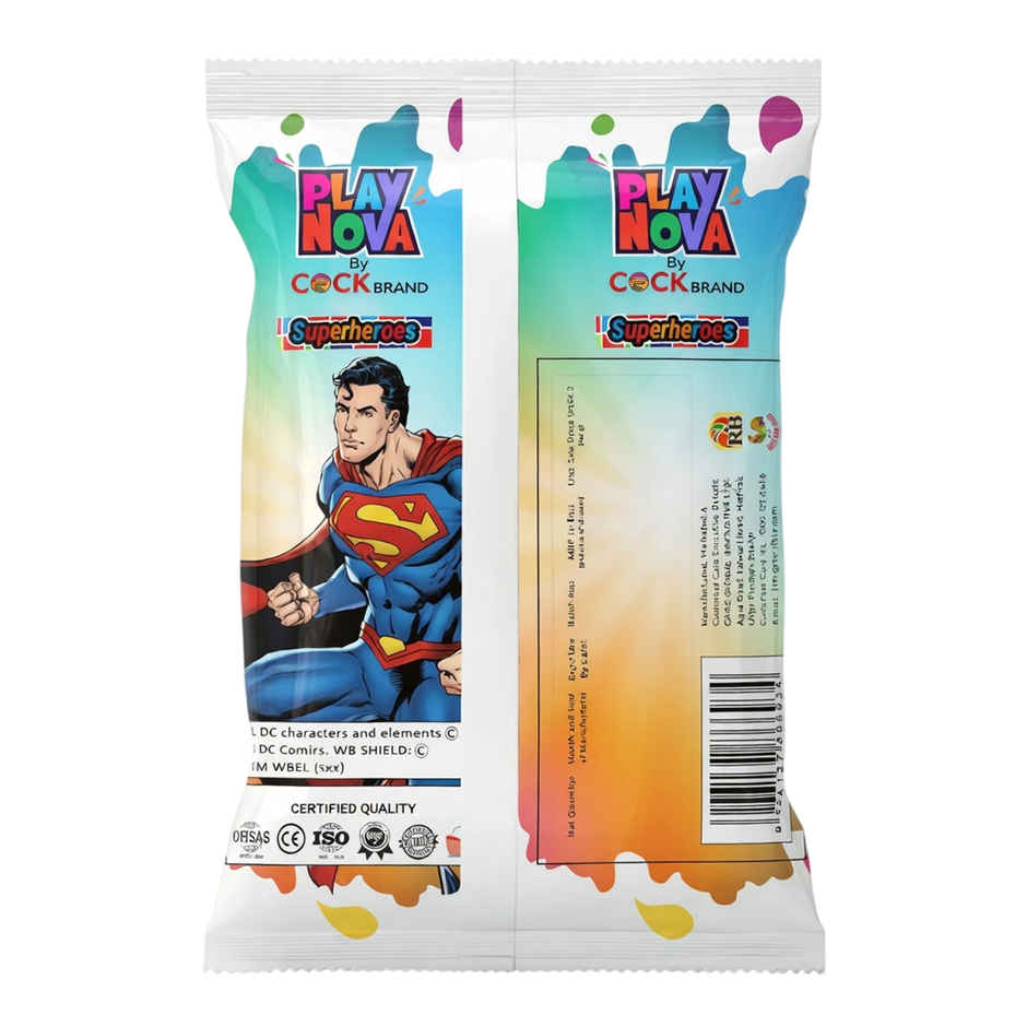 Playnova Superheroes Superman Holi Gulal | Blue | Cock
