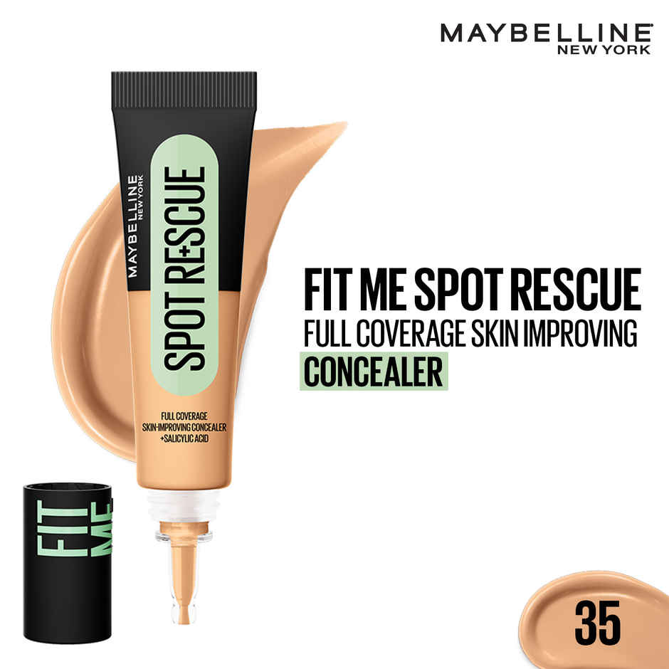 Maybelline Fit Me Spot Rescue Full Coverage Concealer, Cover+Minimize Pimples-35
