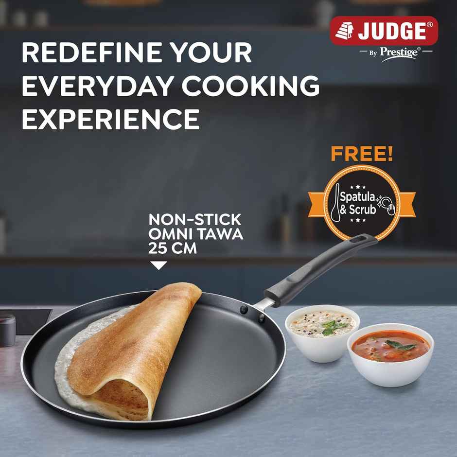 Judge by Prestige Non-Stick Everyday 250 Omni Tawa