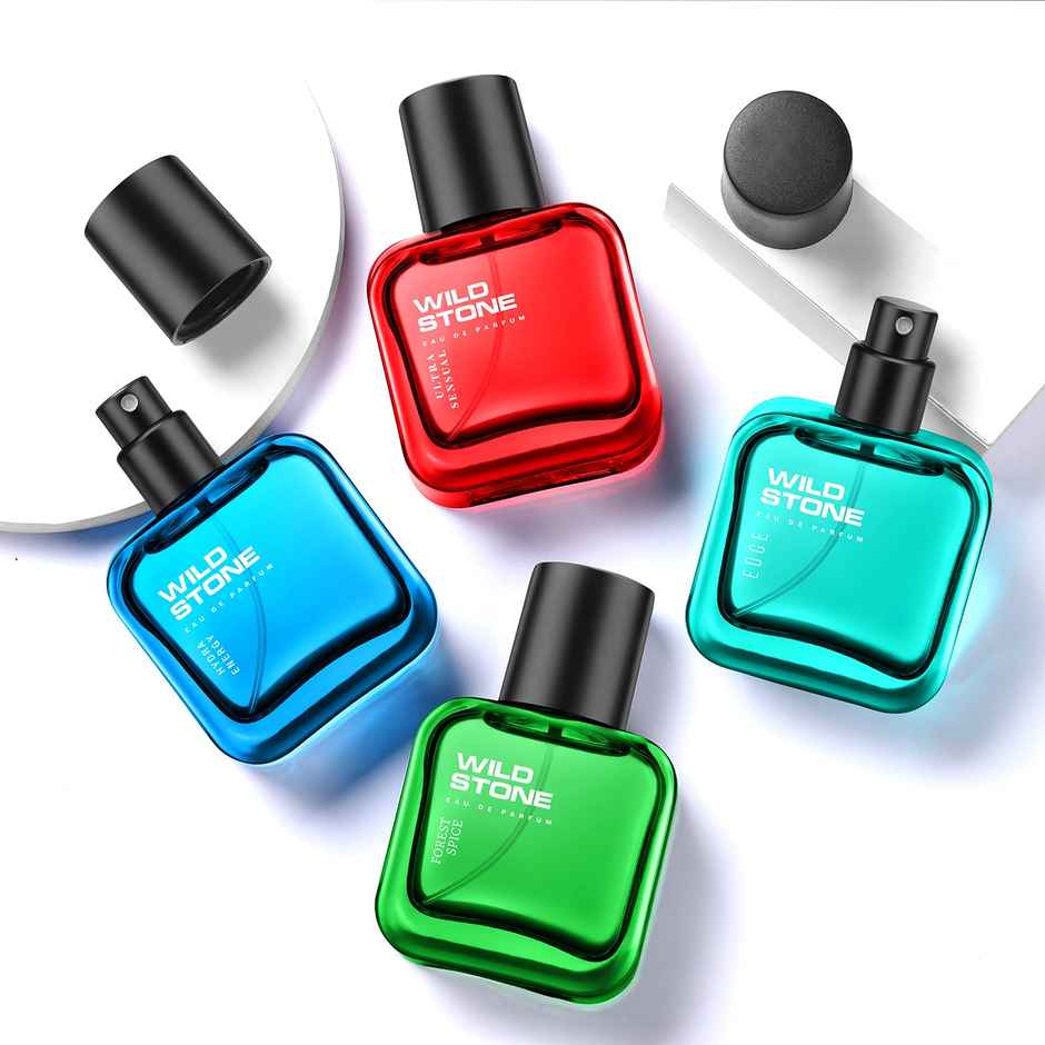 Wild Stone Edge Forest Spice Hydra Energy And Ultra Sensual Perfume Combo For Men