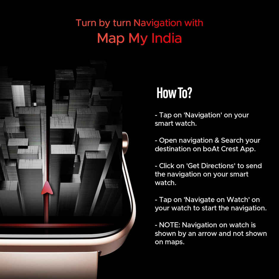 boAt Storm Call 3 Smartwatch | 1.83" Display | Women's Edition | BT Calling - Cherry Blossom