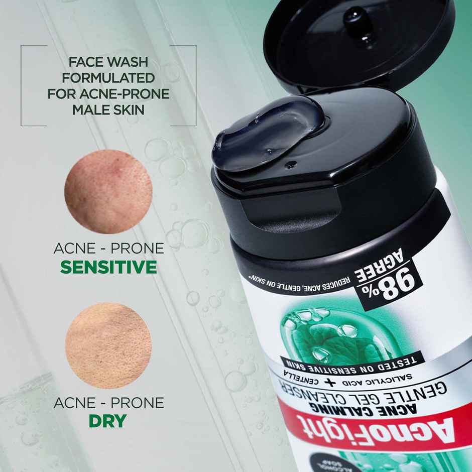 Garnier Men Acno Fight Gentle Gel Cleanser Facewash