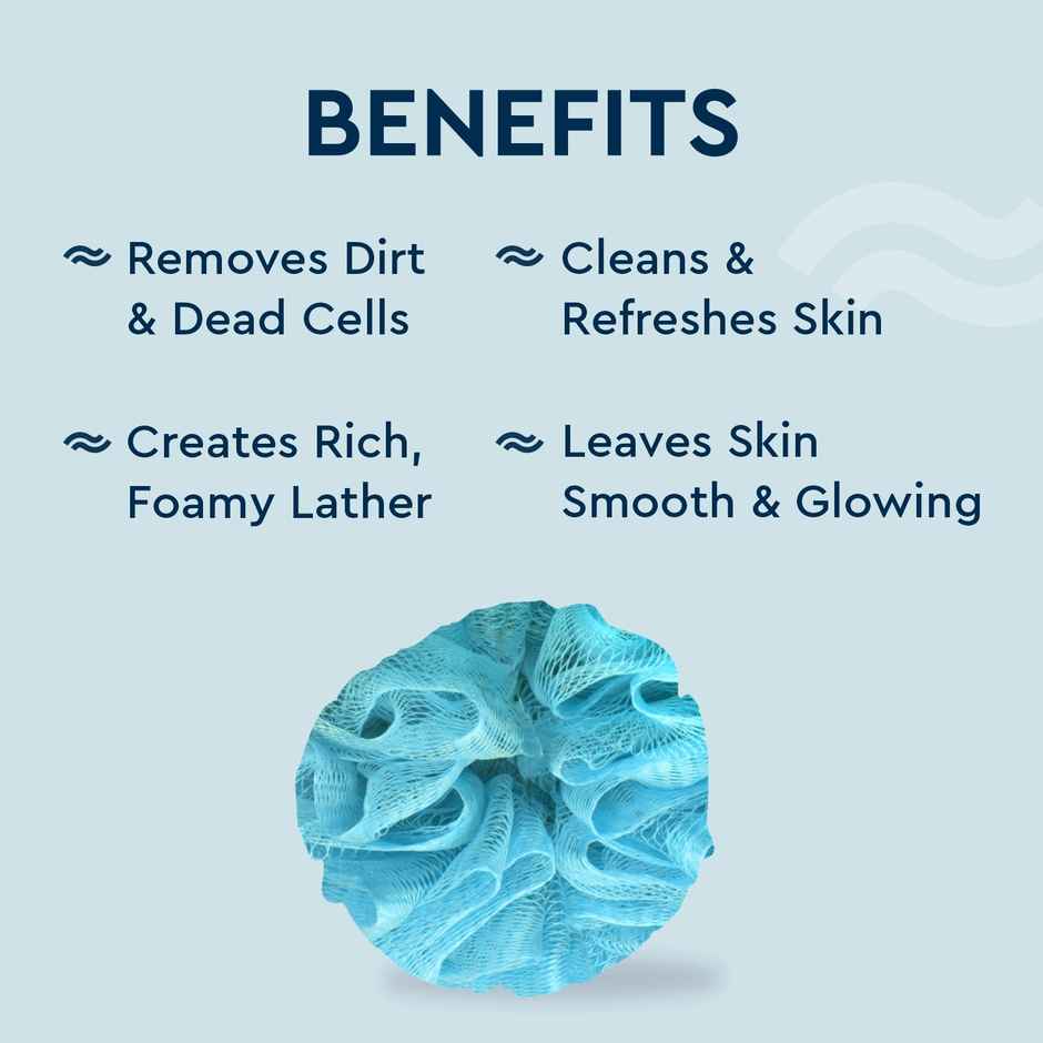 GUBB Luxe Sponge Round Loofah - Arctic