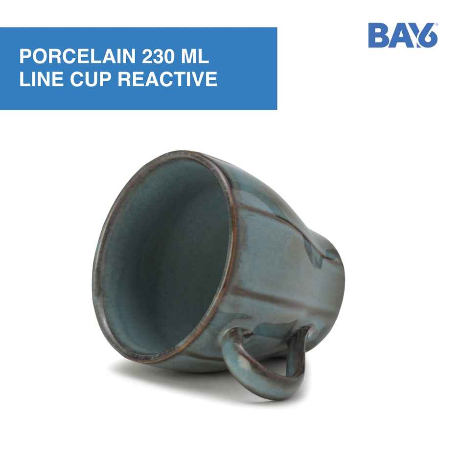BAY6 Porcelain Line Cup 230 ml Reactive - 6 Pcs Set - Viscose