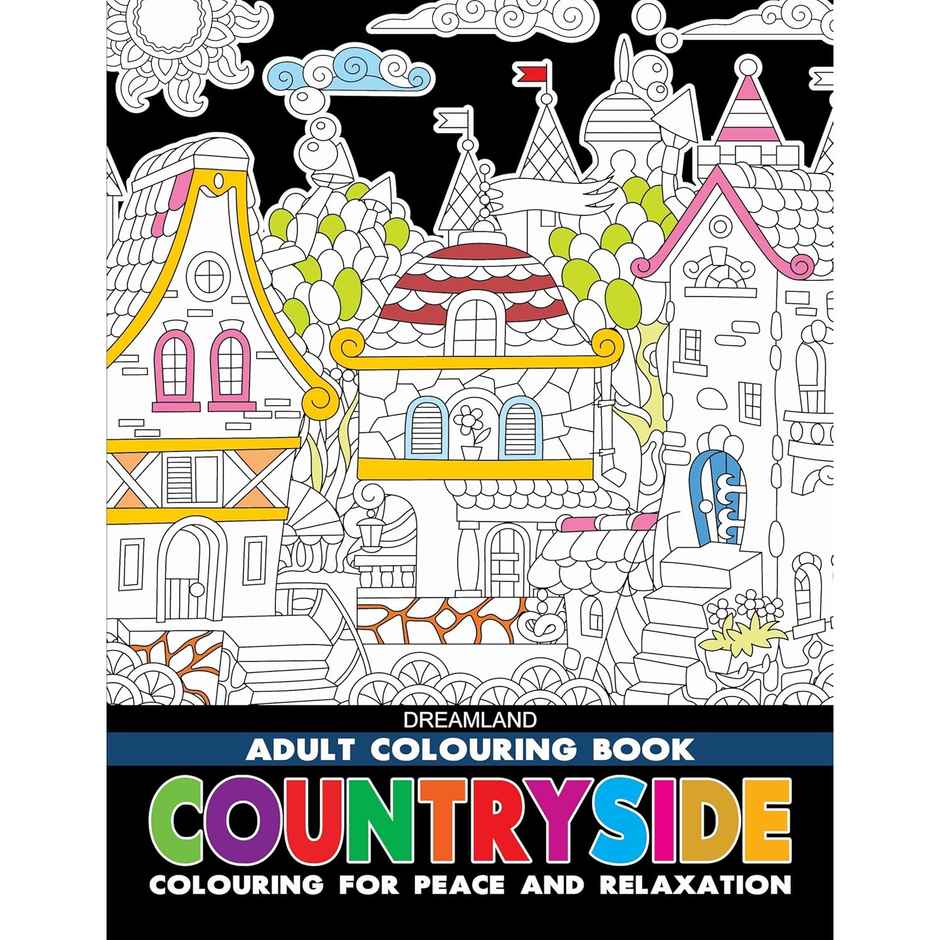 Countryside- Colouring Book for Adults | Relaxing & Creative