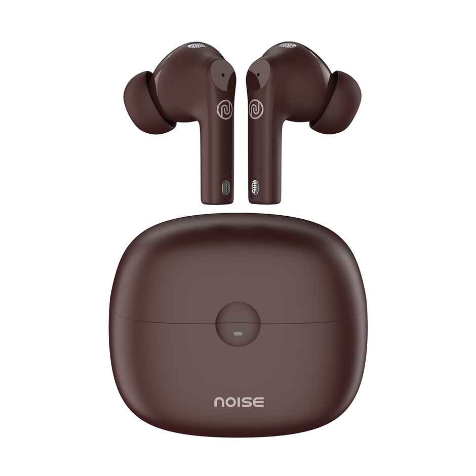 Noise Buds Nero TWS Earbuds with Rubberised Finish, Quad Mic ENC & 45H Playtime, IPX5 Water Resistance - Deep Wine