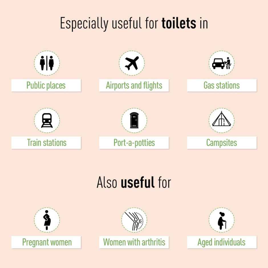 Sirona Peebuddy Funnels Disposable Female Urination Device | Portable, Leak-proof Stand, Pee Funnels