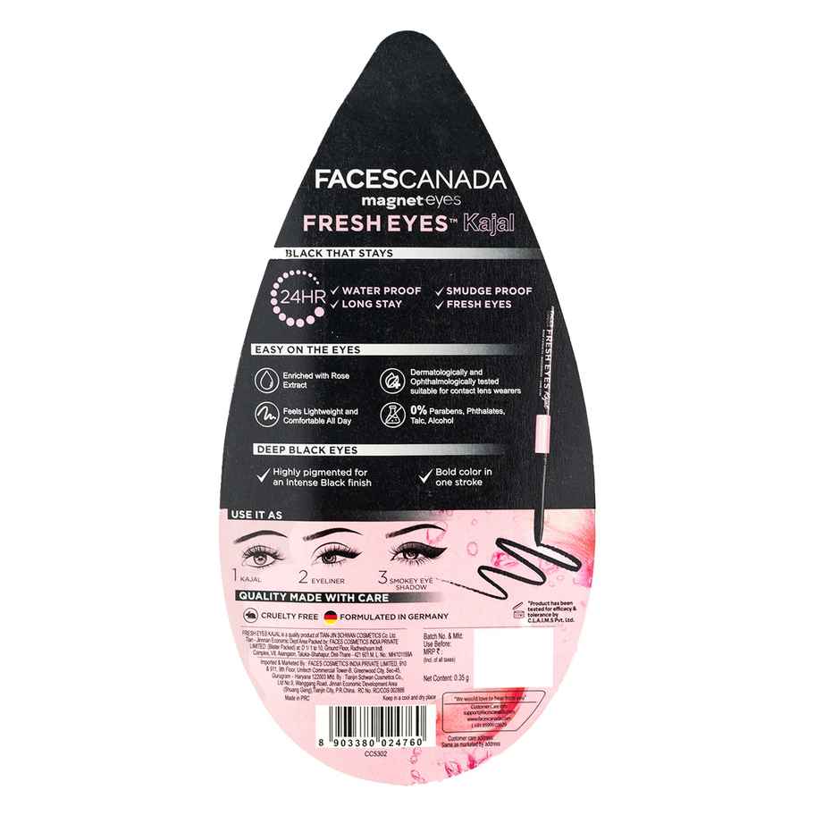 Faces Canada Fresh Eyes Kajal 0.35