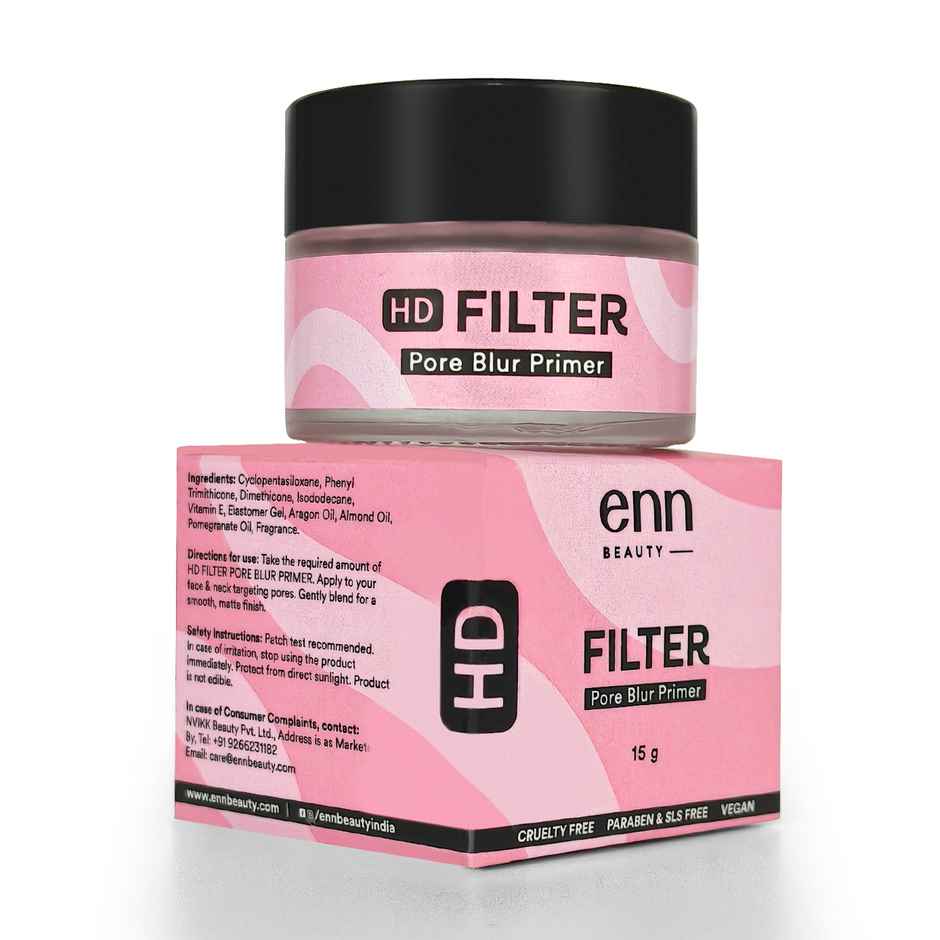 Enn Beauty HD Filter Face Primer - Mattifying | Pore Blur | Smoothing & Flawless Finish
