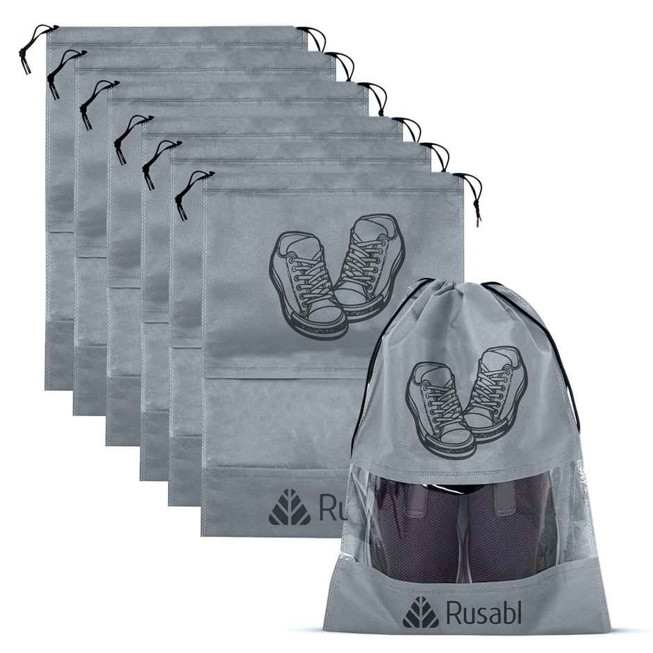 Rusabl Non-woven Shoe Bag - Grey