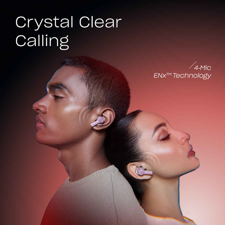 boAt Nirvana Ion ANC Pro TWS Earbuds, Hi-Res Audio with LDAC, ANC, 120 HRS Playback, MultiPoint Bluetooth - Rose Quartz