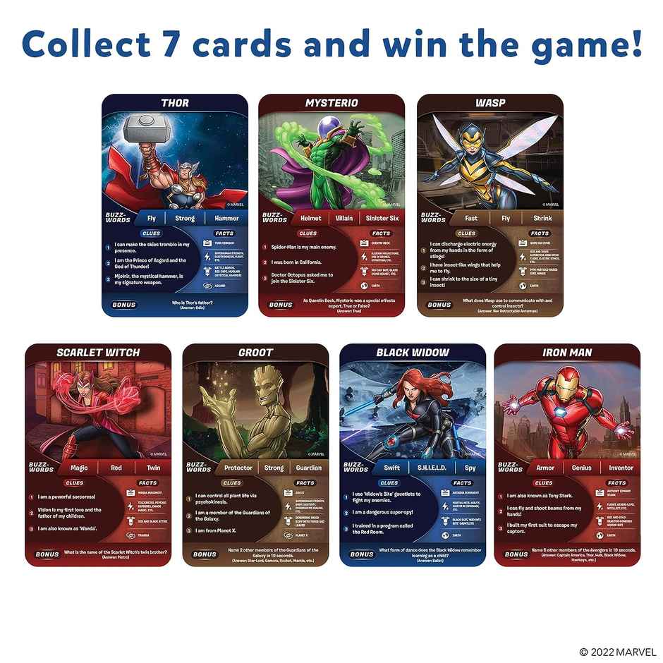 Skillmatics Guess In 10 Marvel Edition Card Game (8+ Years)